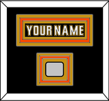 Anaheim Nameplate & Stanley Cup Champions Patch - Home Black (2006-2014) - Triple Mat 3