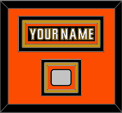 Anaheim Nameplate & Stanley Cup Champions Patch - Home Black (2006-2014) - Premier Tier 4