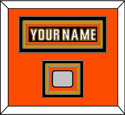 Anaheim Nameplate & Stanley Cup Champions Patch - Home Black (2006-2014) - Premier Tier 4