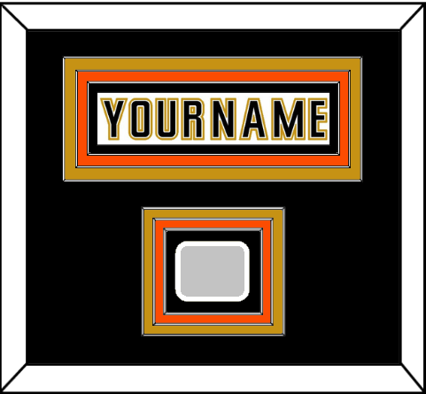 Anaheim Nameplate & Stanley Cup Finals Patch - Road White (2006-2014) - Premier Tier 2