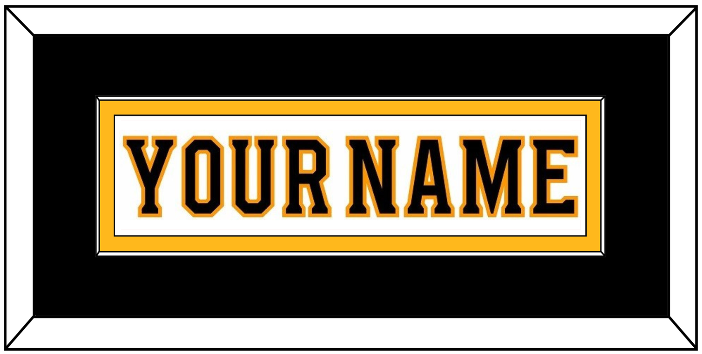 Boston Nameplate - Road White - Essential Tier 2