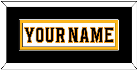 Boston Nameplate - Road White - Essential Tier 2