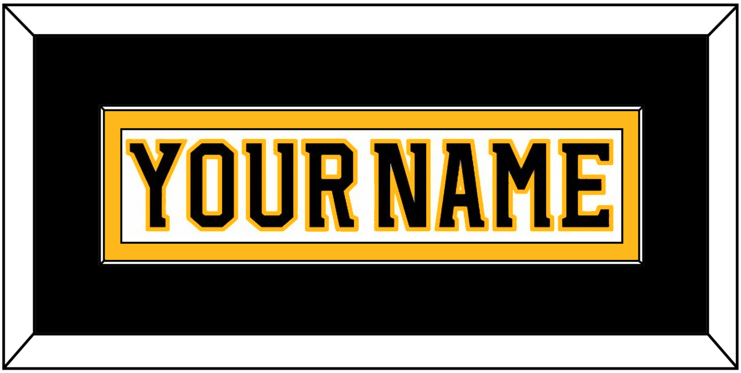 Boston Nameplate - Road White (2007-2017) - Essential Tier 2
