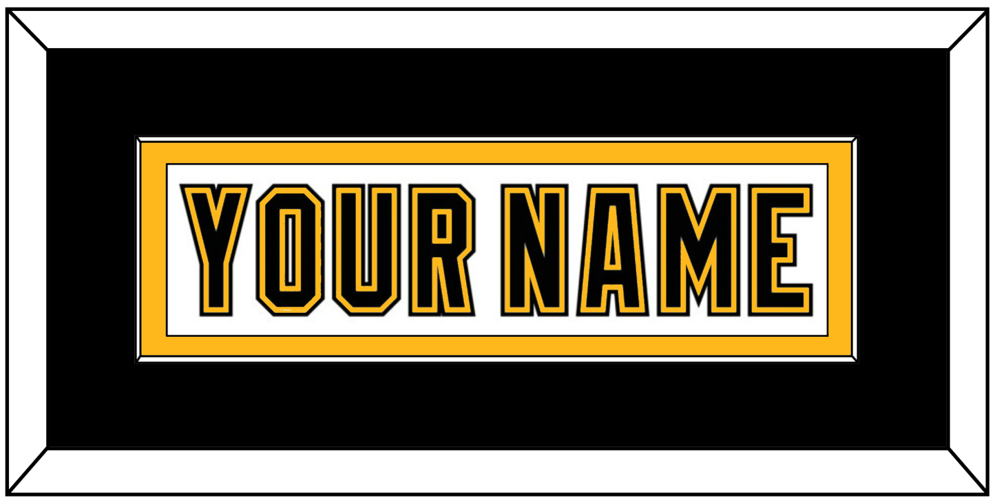 Boston Nameplate - Home/Road White (1995-2007) - Essential Tier 2