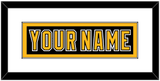 Boston Nameplate - Road/Home Black (1995-2007) - Single Mat 1