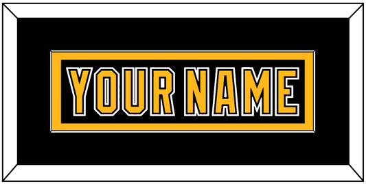 Boston Nameplate - Road/Home Black (1995-2007) - Essential Tier 2