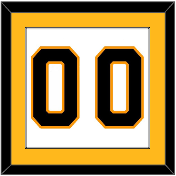 Boston Number (Back) - Road White - Single Mat 2