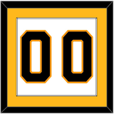 Boston Number (Back) - Road White - Single Mat 2