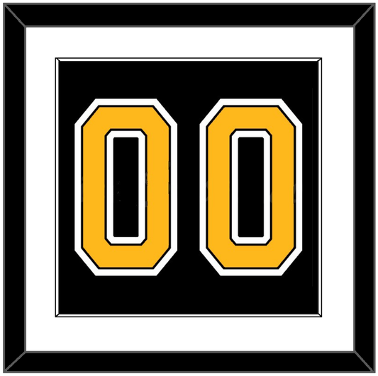 Boston Number (Back) - Home Black (2007-2017) - Essential Tier 1