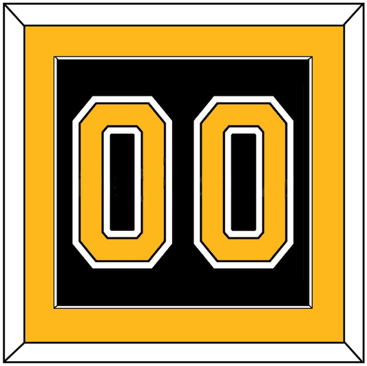 Boston Number (Back) - Home Black (2007-2017) - Essential Tier 2
