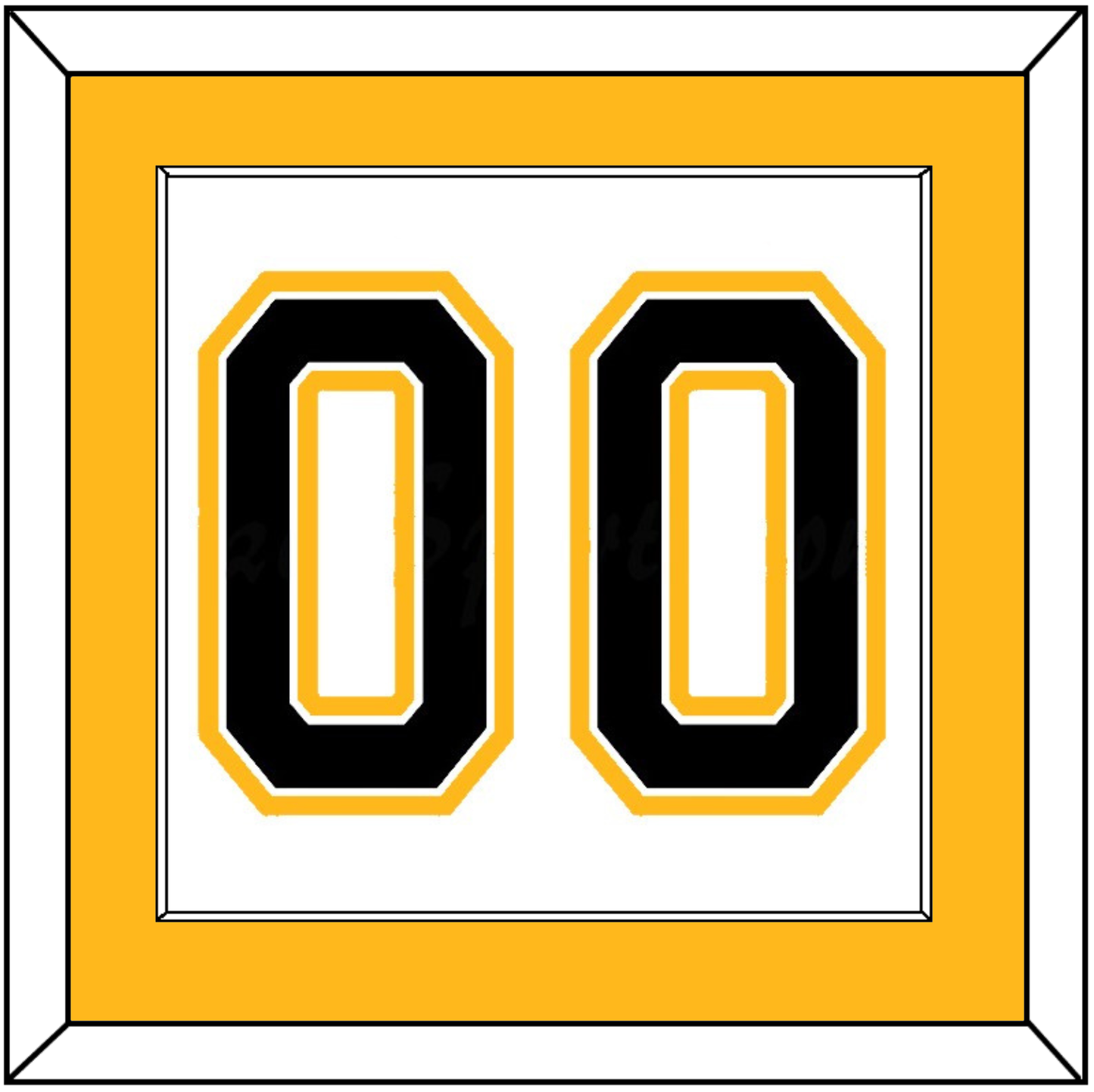 Boston Number (Back) - Road White (2007-2017) - Essential Tier 2