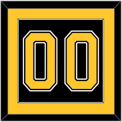 Boston Number (Back) - Road/Home Black (1995-2007) - Essential Tier 2