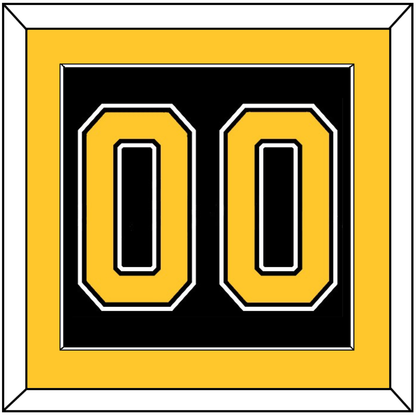 Boston Number (Back) - Road/Home Black (1995-2007) - Essential Tier 2