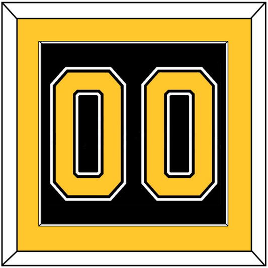 Boston Number (Back) - Road/Home Black (1995-2007) - Essential Tier 2