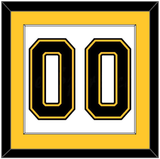 Boston Number (Back) - Home/Road White (1995-2007) - Single Mat 2