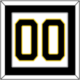 Boston Number (Back) - Home White (1981-1995) - Single Mat 1