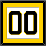 Boston Number (Back) - Home White (1981-1995) - Single Mat 2