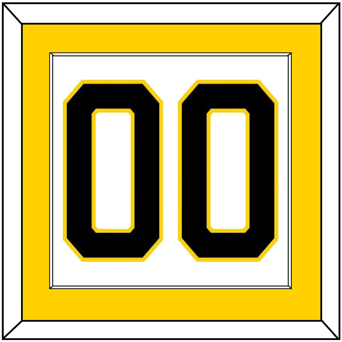 Boston Number (Back) - Home White (1981-1995) - Essential Tier 2