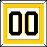 Boston Number (Back) - Home White (1981-1995) - Single Mat 2