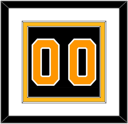 Boston Number (Back) - Home Black - Signature Tier 1