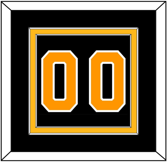 Boston Number (Back) - Home Black - Signature Tier 2