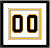 Boston Number (Back) - Road White - Double Mat 1