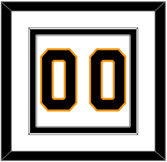 Boston Number (Back) - Road White - Double Mat 2