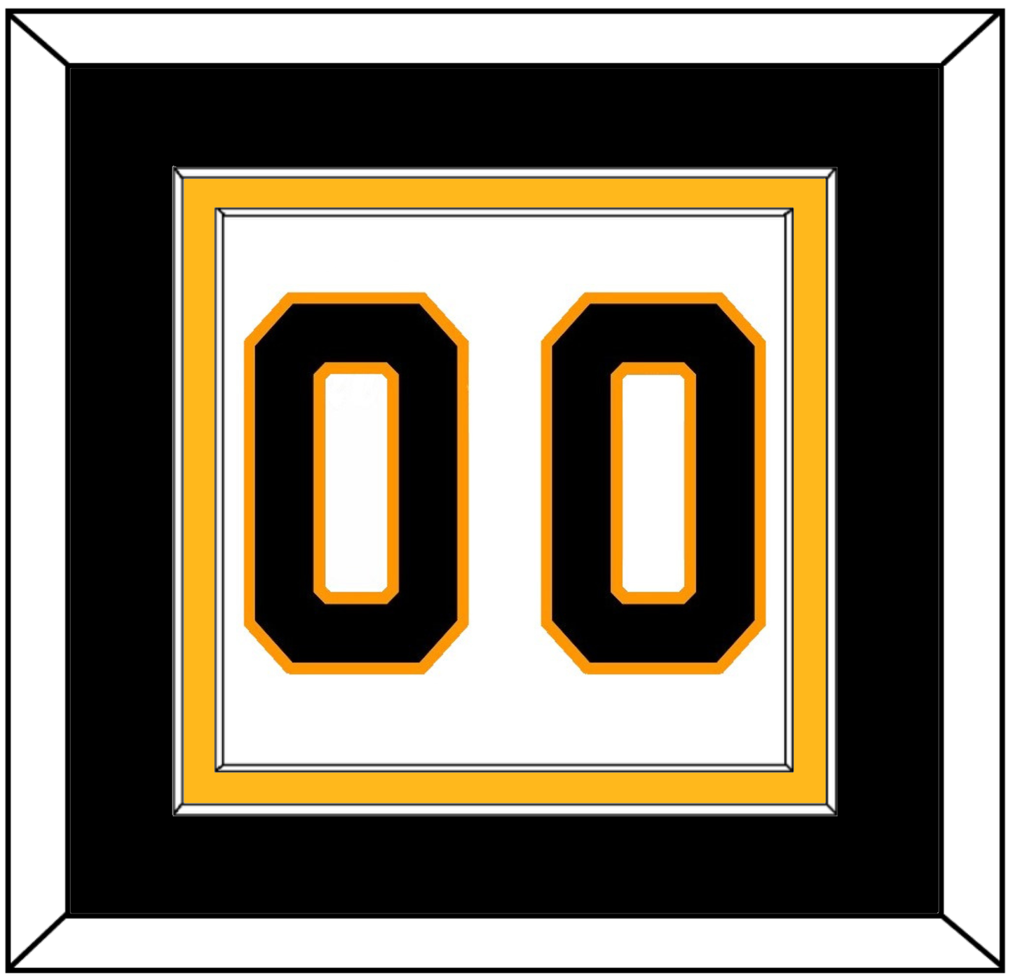 Boston Number (Back) - Road White - Signature Tier 3