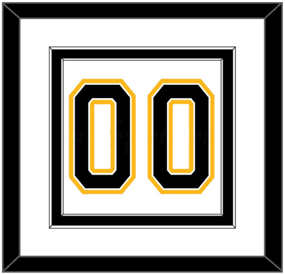 Boston Number (Back) - Road White (2007-2017) - Signature Tier 2