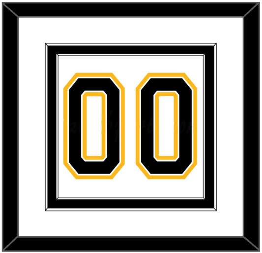 Boston Number (Back) - Road White (2007-2017) - Signature Tier 2