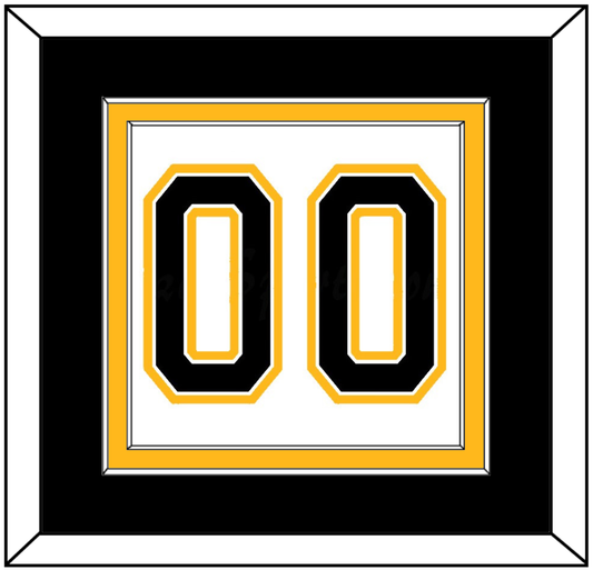 Boston Number (Back) - Road White (2007-2017) - Signature Tier 3