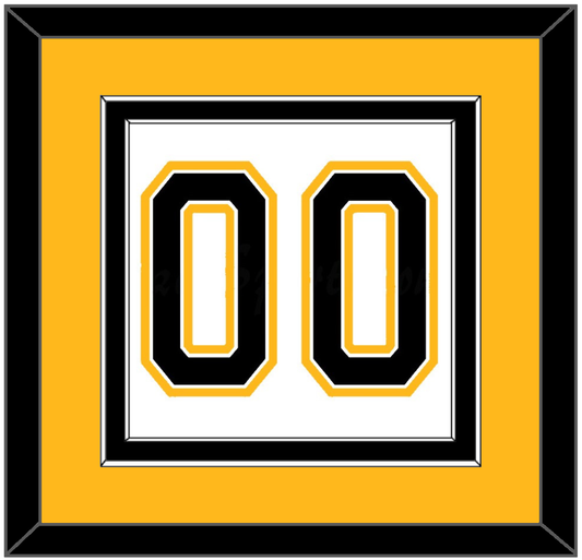 Boston Number (Back) - Road White (2007-2017) - Signature Tier 4