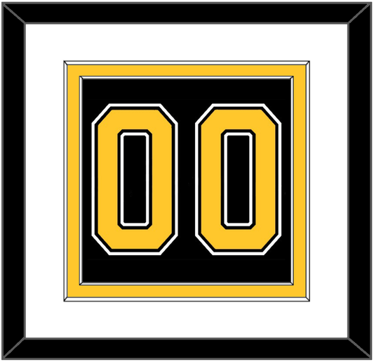 Boston Number (Back) - Road/Home Black (1995-2007) - Signature Tier 1