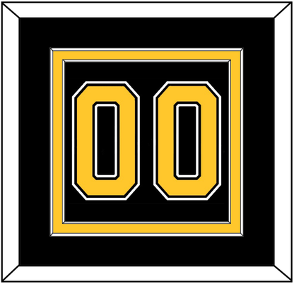 Boston Number (Back) - Home Black (2007-2017) - Signature Tier 2
