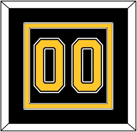 Boston Number (Back) - Road/Home Black (1995-2007) - Signature Tier 2