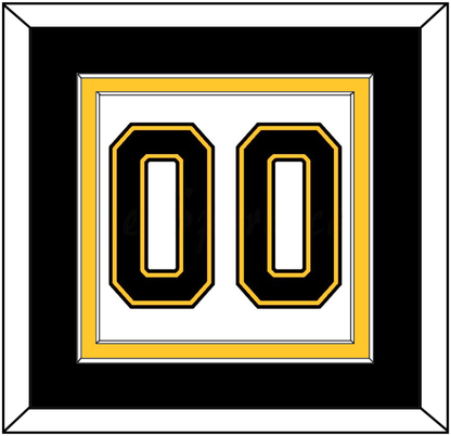 Boston Number (Back) - Home/Road White (1995-2007) - Signature Tier 3