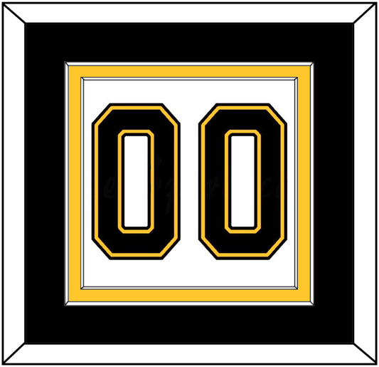 Boston Number (Back) - Home/Road White (1995-2007) - Signature Tier 3