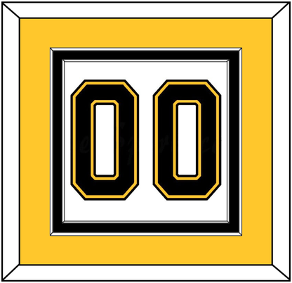 Boston Number (Back) - Home/Road White (1995-2007) - Signature Tier 4