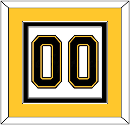 Boston Number (Back) - Home/Road White (1995-2007) - Signature Tier 4