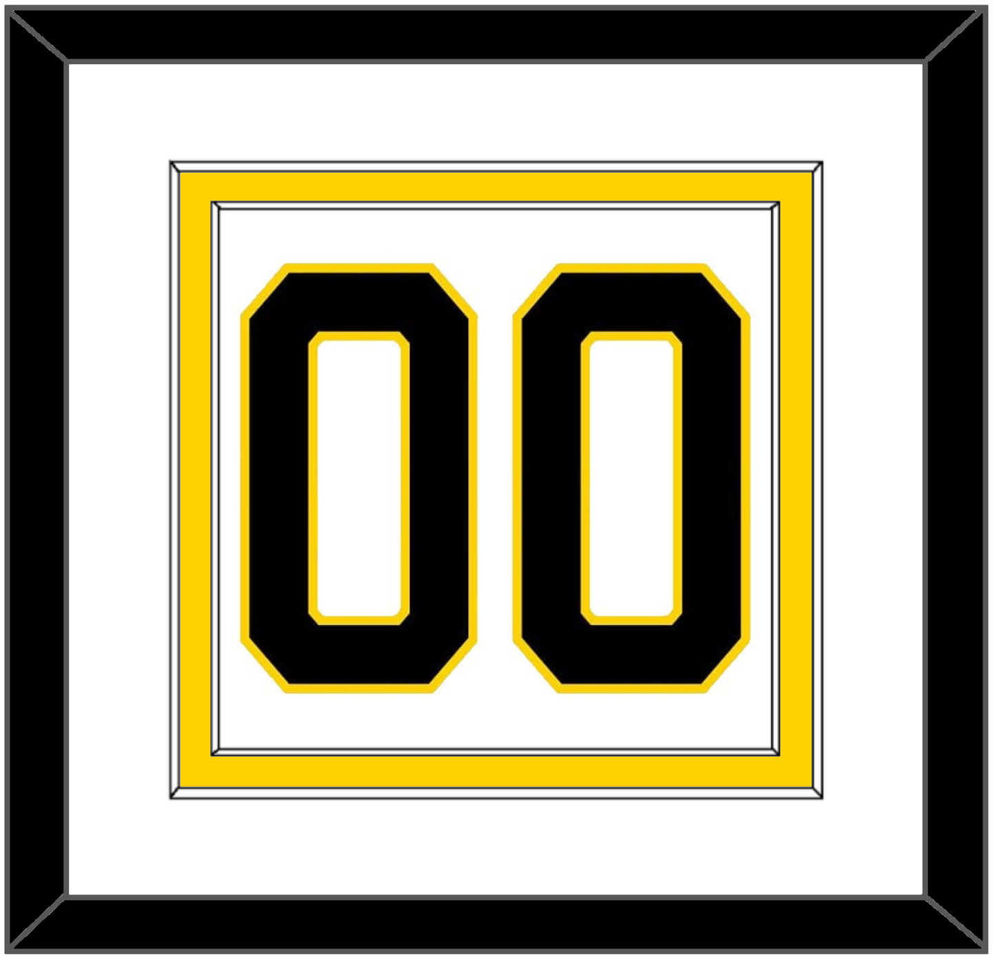 Boston Number (Back) - Home White (1981-1995) - Signature Tier 1
