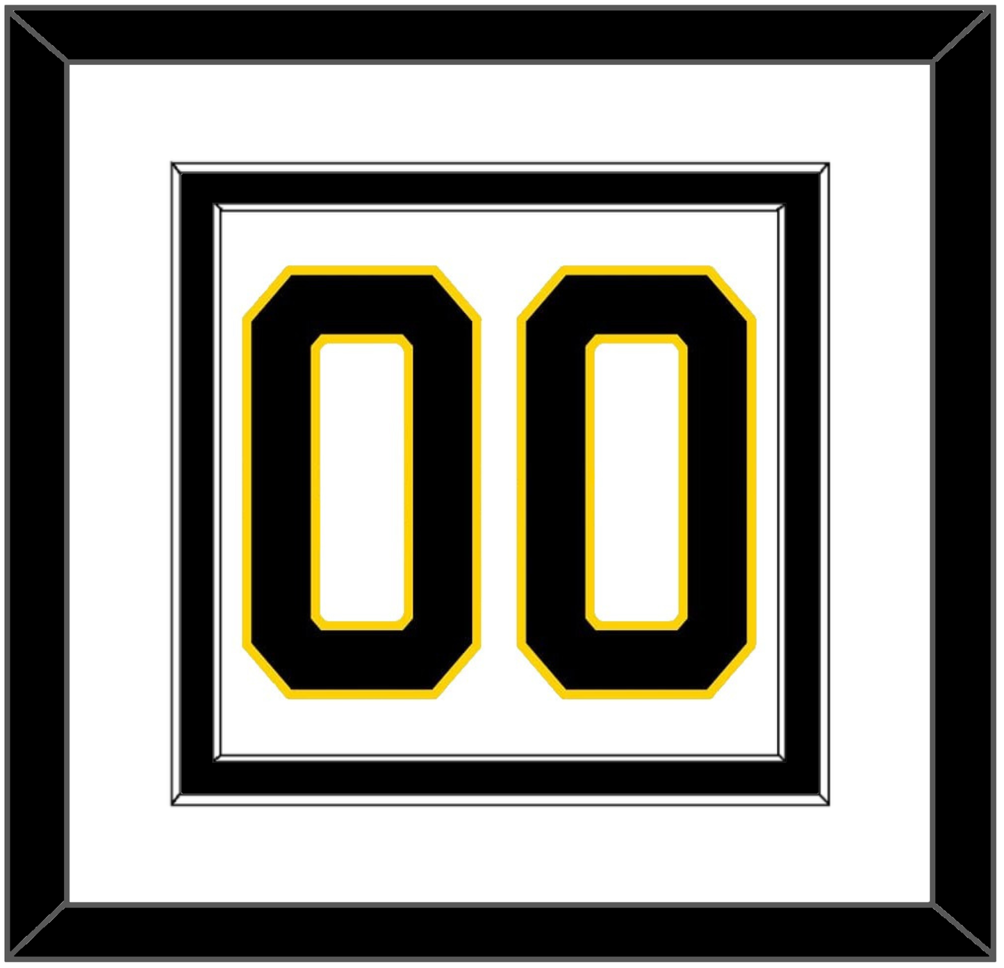 Boston Number (Back) - Home White (1981-1995) - Signature Tier 2