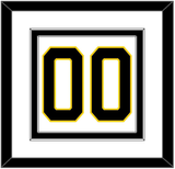 Boston Number (Back) - Home White (1981-1995) - Double Mat 2