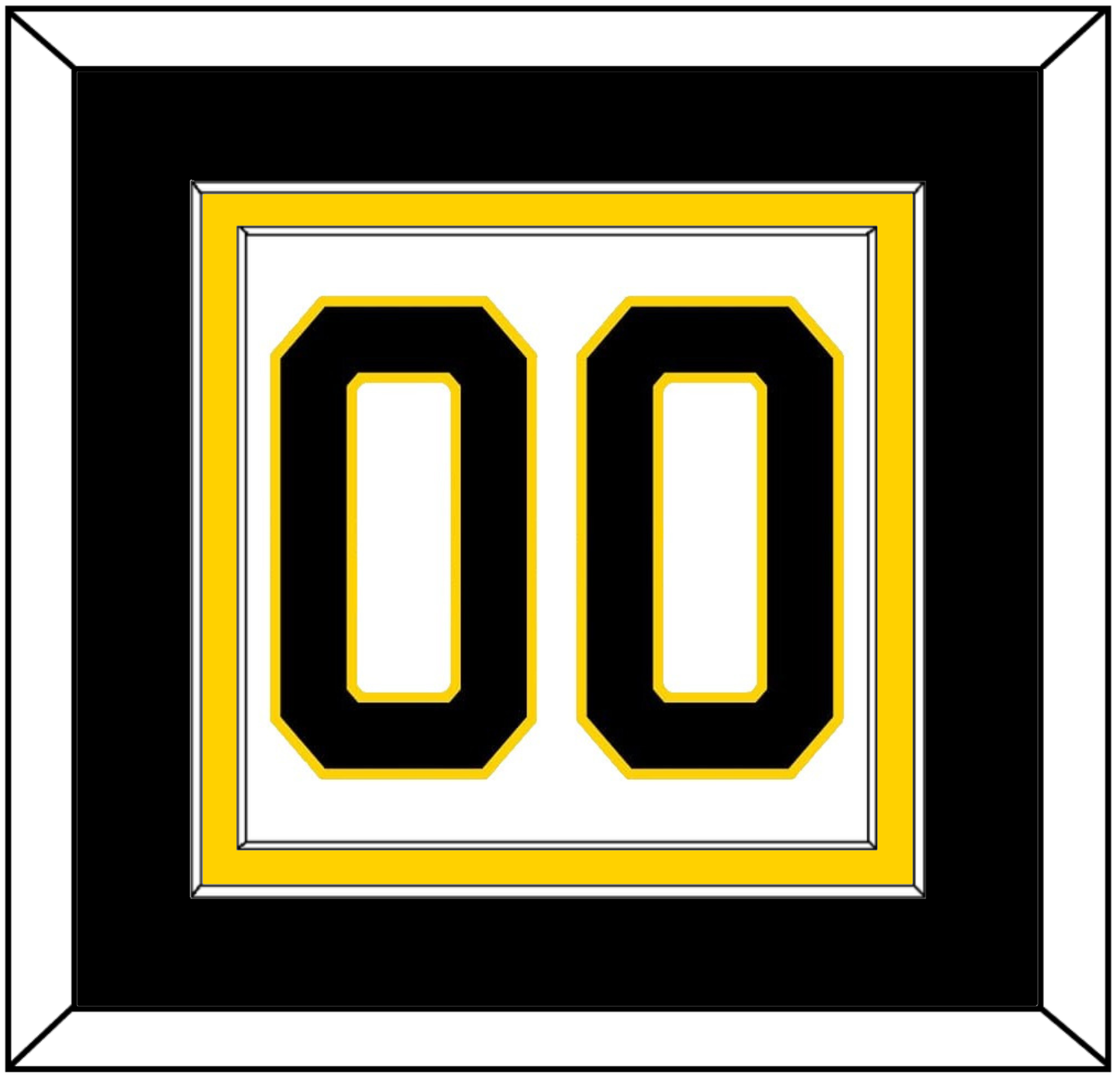 Boston Number (Back) - Home White (1981-1995) - Signature Tier 3