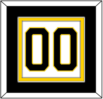 Boston Number (Back) - Home White (1981-1995) - Signature Tier 3