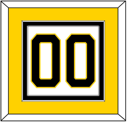 Boston Number (Back) - Home White (1981-1995) - Signature Tier 4