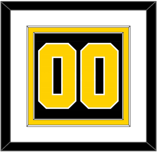 Boston Number (Back) - Road Black (1977-1981) - Signature Tier 1