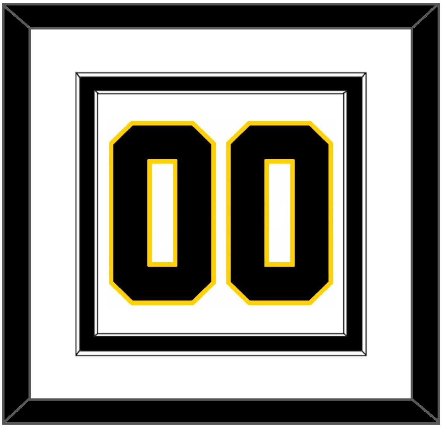 Boston Number (Back) - Home White (1977-1981) - Signature Tier 2
