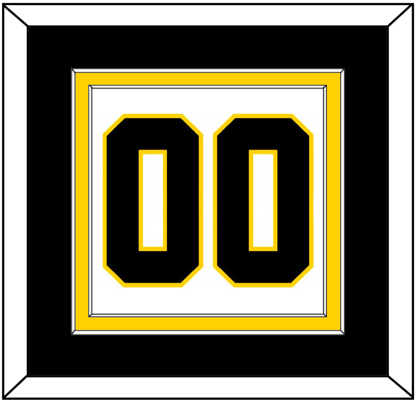 Boston Number (Back) - Home White (1977-1981) - Signature Tier 3