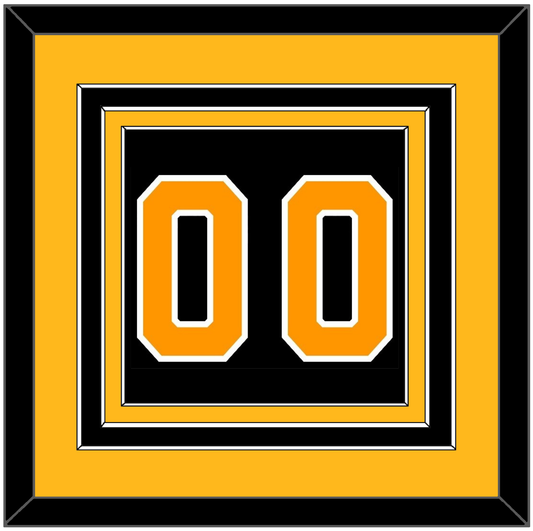 Boston Number (Back) - Home Black - Premier Tier 3