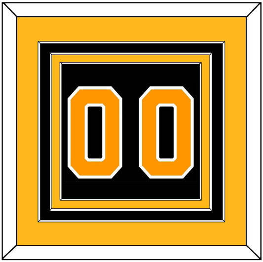 Boston Number (Back) - Home Black - Premier Tier 3